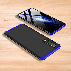 Custodia Plastica Rigida Cover Opaca Fronte e Retro 360 Gradi per Xiaomi Mi 9 Lite Blu e Nero