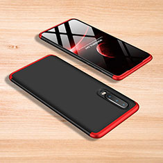 Custodia Plastica Rigida Cover Opaca Fronte e Retro 360 Gradi per Xiaomi Mi 9 Lite Rosso e Nero