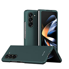 Custodia Plastica Rigida Cover Opaca Fronte e Retro 360 Gradi Q03H per Samsung Galaxy Z Fold5 5G Verde