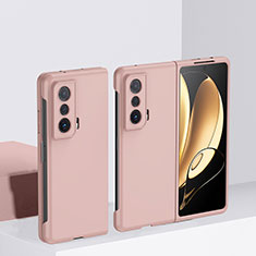 Custodia Plastica Rigida Cover Opaca Fronte e Retro 360 Gradi QH1 per Huawei Honor Magic Vs 5G Oro Rosa