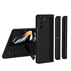 Custodia Plastica Rigida Cover Opaca Fronte e Retro 360 Gradi QH1 per Samsung Galaxy Z Fold5 5G Nero