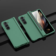 Custodia Plastica Rigida Cover Opaca Fronte e Retro 360 Gradi SD2 per Samsung Galaxy Z Fold5 5G Verde