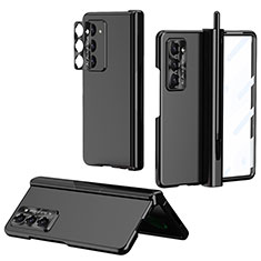 Custodia Plastica Rigida Cover Opaca Fronte e Retro 360 Gradi Z02L per Samsung Galaxy Z Fold5 5G Nero