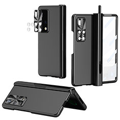 Custodia Plastica Rigida Cover Opaca Fronte e Retro 360 Gradi ZL1 per Huawei Mate X2 Nero