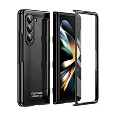 Custodia Plastica Rigida Cover Opaca Fronte e Retro 360 Gradi ZL1 per Samsung Galaxy Z Fold5 5G Nero