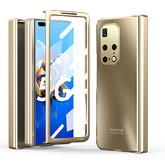 Custodia Plastica Rigida Cover Opaca Fronte e Retro 360 Gradi ZL5 per Huawei Mate X2 Oro