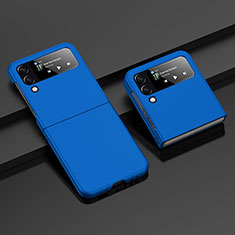 Custodia Plastica Rigida Cover Opaca H07 per Samsung Galaxy Z Flip4 5G Blu