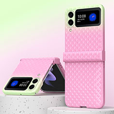 Custodia Plastica Rigida Cover Opaca H07 per Samsung Galaxy Z Fold4 5G Oro Rosa