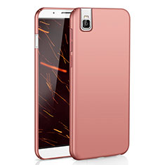 Custodia Plastica Rigida Cover Opaca M01 per Huawei Honor 7i shot X Oro Rosa