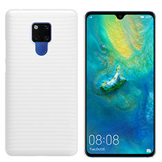 Custodia Plastica Rigida Cover Opaca M01 per Huawei Mate 20 X 5G Bianco