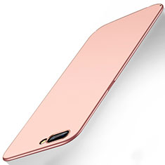 Custodia Plastica Rigida Cover Opaca M01 per Oppo A12e Oro Rosa