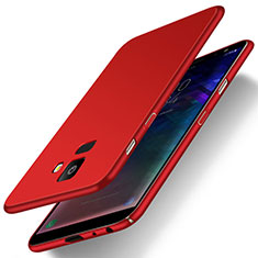 Custodia Plastica Rigida Cover Opaca M01 per Samsung Galaxy J6 (2018) J600F Rosso