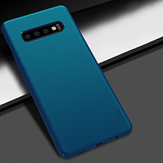 Custodia Plastica Rigida Cover Opaca M01 per Samsung Galaxy S10 Plus Blu