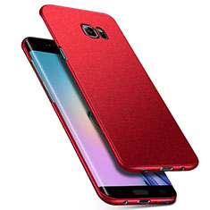 Custodia Plastica Rigida Cover Opaca M01 per Samsung Galaxy S6 Edge+ Plus SM-G928F Rosso