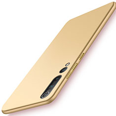 Custodia Plastica Rigida Cover Opaca M01 per Xiaomi Mi 10 Pro Oro