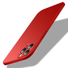 Custodia Plastica Rigida Cover Opaca M02 per Apple iPhone 13 Pro Max Rosso