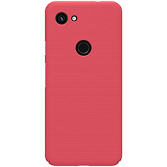 Custodia Plastica Rigida Cover Opaca M02 per Google Pixel 3a Rosso