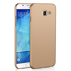 Custodia Plastica Rigida Cover Opaca M02 per Samsung Galaxy A9 Pro (2016) SM-A9100 Oro