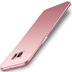 Custodia Plastica Rigida Cover Opaca M02 per Samsung Galaxy S6 Edge SM-G925 Oro Rosa