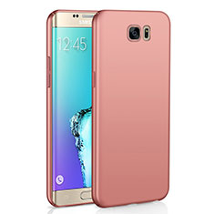 Custodia Plastica Rigida Cover Opaca M03 per Samsung Galaxy S6 Edge SM-G925 Oro Rosa