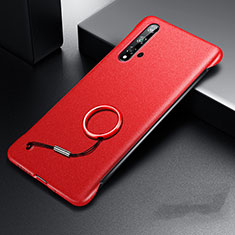 Custodia Plastica Rigida Cover Opaca P01 per Huawei Nova 5 Rosso