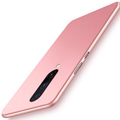 Custodia Plastica Rigida Cover Opaca P01 per OnePlus 8 Oro Rosa