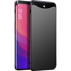 Custodia Plastica Rigida Cover Opaca P01 per Oppo Find X Nero