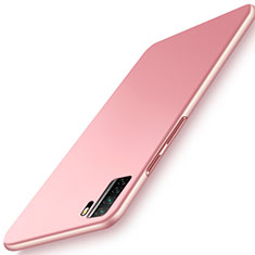 Custodia Plastica Rigida Cover Opaca P03 per Huawei P40 Lite 5G Oro Rosa