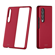 Custodia Plastica Rigida Cover Opaca P03 per Samsung Galaxy Z Fold3 5G Rosso