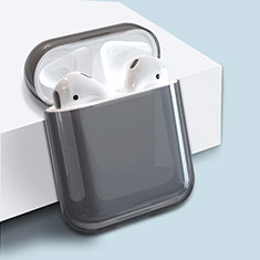 Custodia Plastica Rigida Cover Opaca per AirPods Custodia di Ricarica per Apple AirPods Grigio Scuro