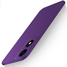 Custodia Plastica Rigida Cover Opaca per Oppo A2x 5G Viola