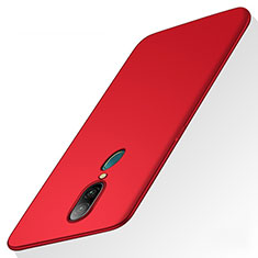 Custodia Plastica Rigida Cover Opaca per Oppo A9 Rosso