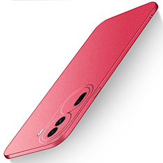 Custodia Plastica Rigida Cover Opaca per Oppo Reno11 Pro 5G Rosso