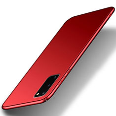 Custodia Plastica Rigida Cover Opaca per Samsung Galaxy S20 FE 4G Rosso