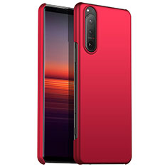 Custodia Plastica Rigida Cover Opaca per Sony Xperia 1 IV SO-51C Rosso