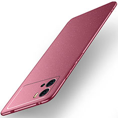 Custodia Plastica Rigida Cover Opaca per Vivo iQOO 9 Pro 5G Rosso