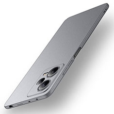 Custodia Plastica Rigida Cover Opaca per Xiaomi Poco X5 5G Grigio
