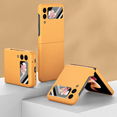 Custodia Plastica Rigida Cover Opaca R01 per Samsung Galaxy Z Flip3 5G Arancione