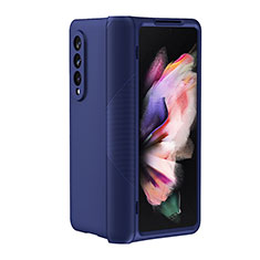 Custodia Plastica Rigida Cover Opaca R01 per Samsung Galaxy Z Fold4 5G Blu