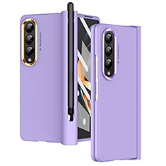 Custodia Plastica Rigida Cover Opaca R07 per Samsung Galaxy Z Fold4 5G Viola