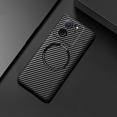 Custodia Plastica Rigida Cover Opaca Spigato con Mag-Safe Magnetic per Xiaomi Redmi K60 Ultra 5G Nero