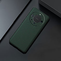 Custodia Plastica Rigida Cover Opaca Spigato per Huawei Mate 60 Verde