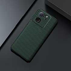 Custodia Plastica Rigida Cover Opaca Spigato per Xiaomi Redmi K60 Ultra 5G Verde