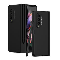 Custodia Plastica Rigida Cover Opaca T01 per Samsung Galaxy Z Fold3 5G Nero