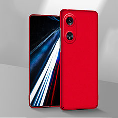 Custodia Plastica Rigida Cover Opaca YK1 per Oppo A18 Rosso