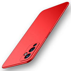 Custodia Plastica Rigida Cover Opaca YK2 per OnePlus 9 5G Rosso