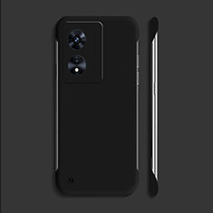 Custodia Plastica Rigida Cover Opaca YK2 per Oppo A1 5G Nero