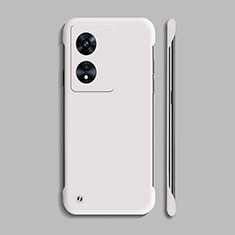 Custodia Plastica Rigida Cover Opaca YK2 per Oppo A1 Pro 5G Bianco