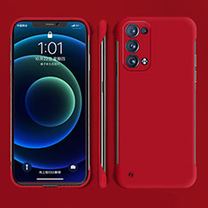 Custodia Plastica Rigida Cover Opaca YK4 per Oppo Reno6 Pro+ Plus 5G Rosso