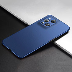 Custodia Plastica Rigida Cover Opaca YK5 per Oppo Find X3 Pro 5G Blu